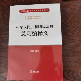 中华人民共和国民法典总则编释义