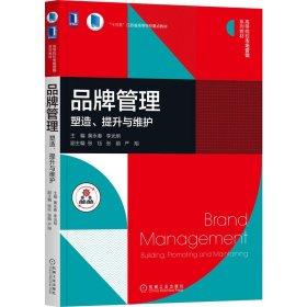 二手正版品牌管理:塑造 提升与维护 黄永春 机械工业出版社