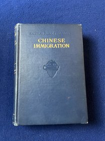 1909年英文版《 chinese immigration 》 中国的移民