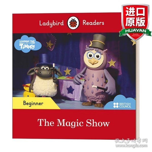 英文原版 First Words with Timmy: The Magic Show - Ladybird Readers Beginner Level 小瓢虫分级读物入门级： 小小羊提米的魔术秀 英文版 进口英语原版书籍