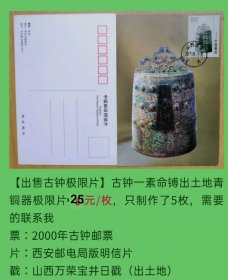 2000年古钟-素命镈出土地青铜器极限片