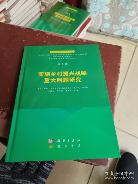 综合卷  实施乡村振兴战略重大问题研究