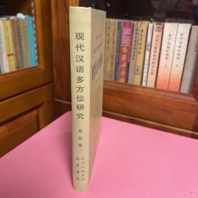 西南师范大学汉语言文字学研究丛书：第二辑 现代汉语多方位研究（精装）（1版1印）