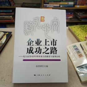 企业上市成功之路：  光大证券对IPO审核要点的解读与案例分析