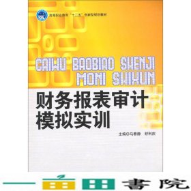 高等职业教育“十二五”创新型规划教材：财务报表审计模拟实训