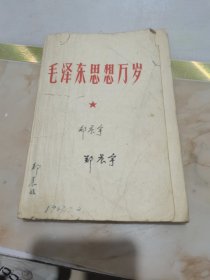 毛泽东思想万岁