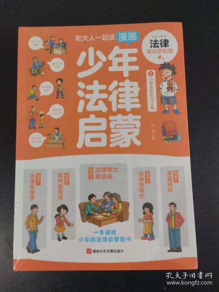 和大人一起读漫画少年法律启蒙全套4册