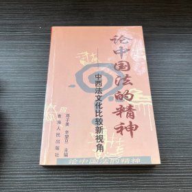 论中国法的精神:中西法文化比较新视角