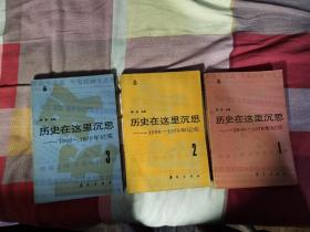 历史在这里沉思—1966～1976年记实（1-3）