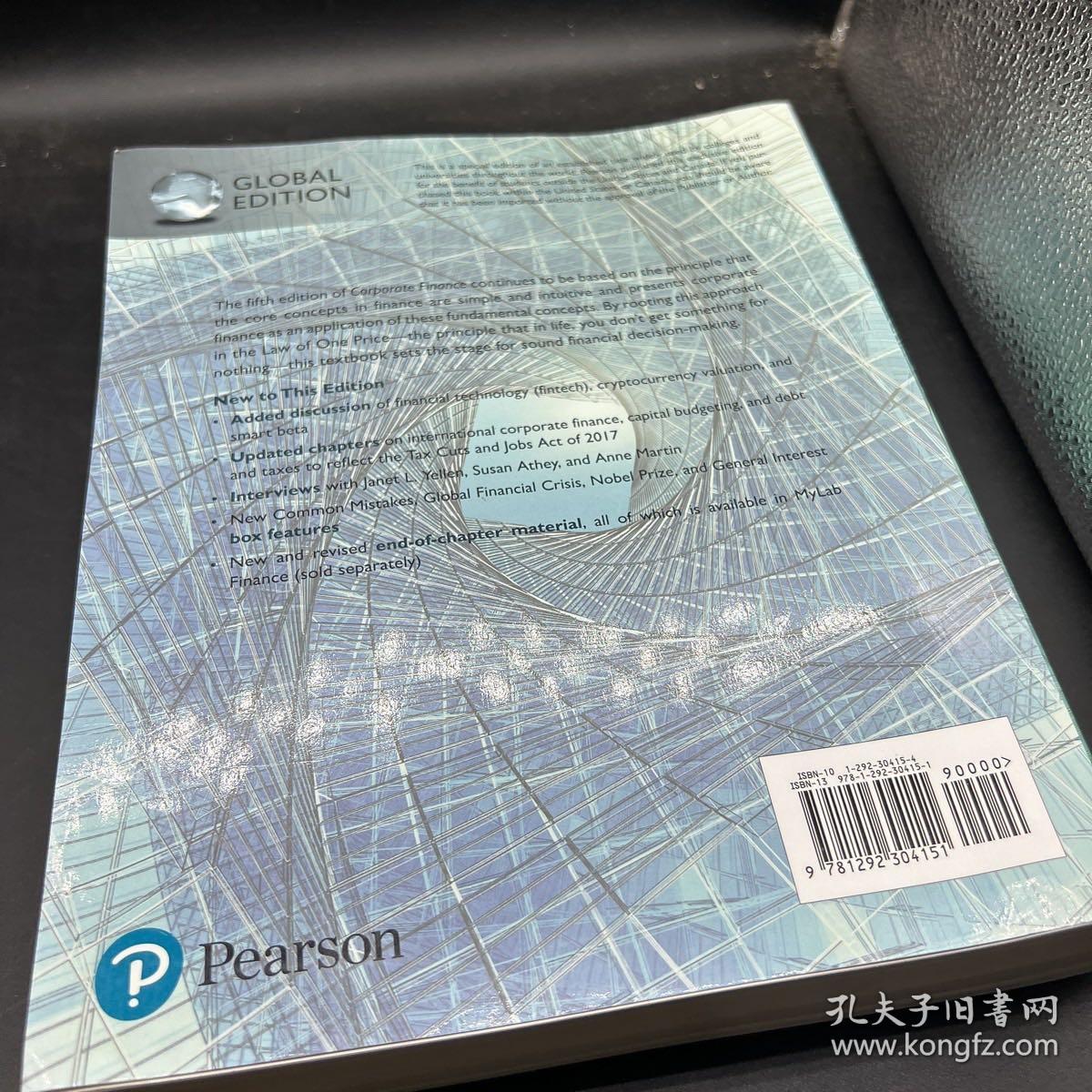Corporate Finance,5 第五版 Global Edition (英语) Jonathan Berk