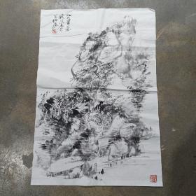 江大德山水画