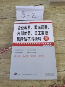 企业法律与管理实务操作系列：企业裁员、调岗调薪、内部处罚、员工离职风险防范与指导（增订3版）