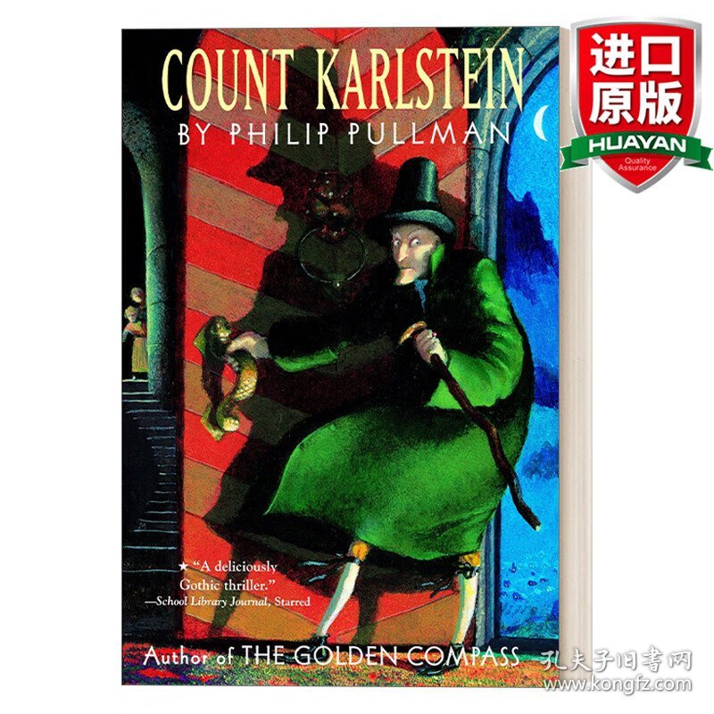 英文原版 Count Karlstein 卡斯坦伯爵 儿童幽默恐怖故事小说 黑暗物质三部曲作者Philip Pullman 英文版 进口英语原版书籍