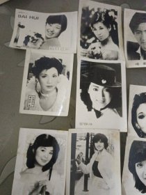 老照片-----《港星：翁美玲小姐.张曼玉等11张合售》
