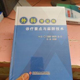 外科常见病诊疗要点与麻醉技术 没开封