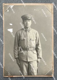 抗战时期 日军步兵第16联队（或步兵第18联队）新兵肖像照一枚