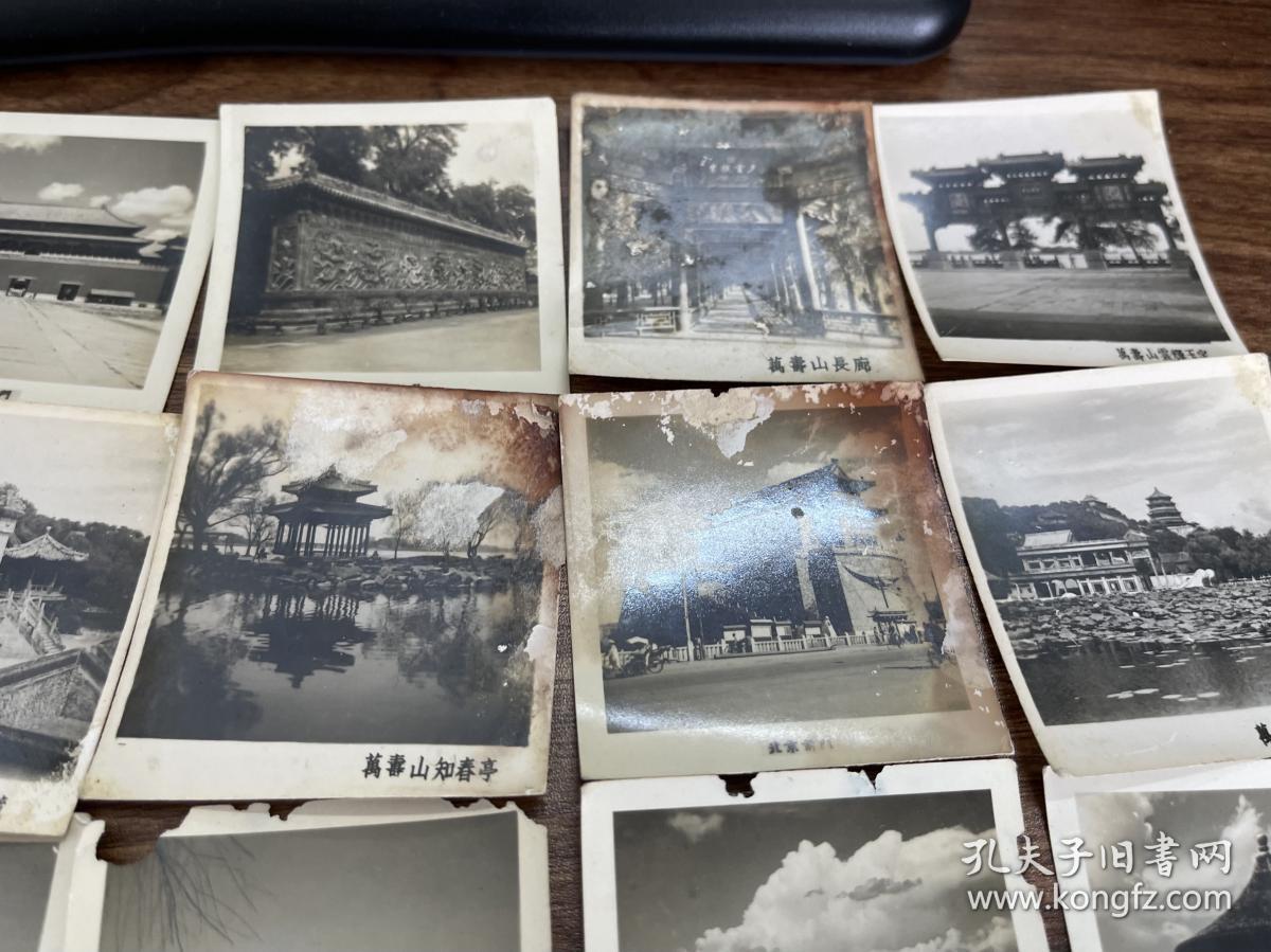 老北京黑白原版照片一批，47张不重样，建国初期的北京风景名胜古迹