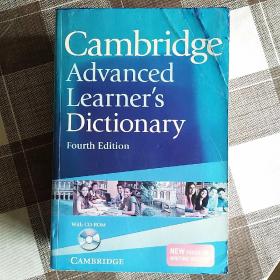 Cambridge Advanced Learner's Dictionary with CD-ROM剑桥高阶最新词典，第四版，附CD 英文原版