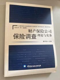 财产保险公司保险调查理论与实务