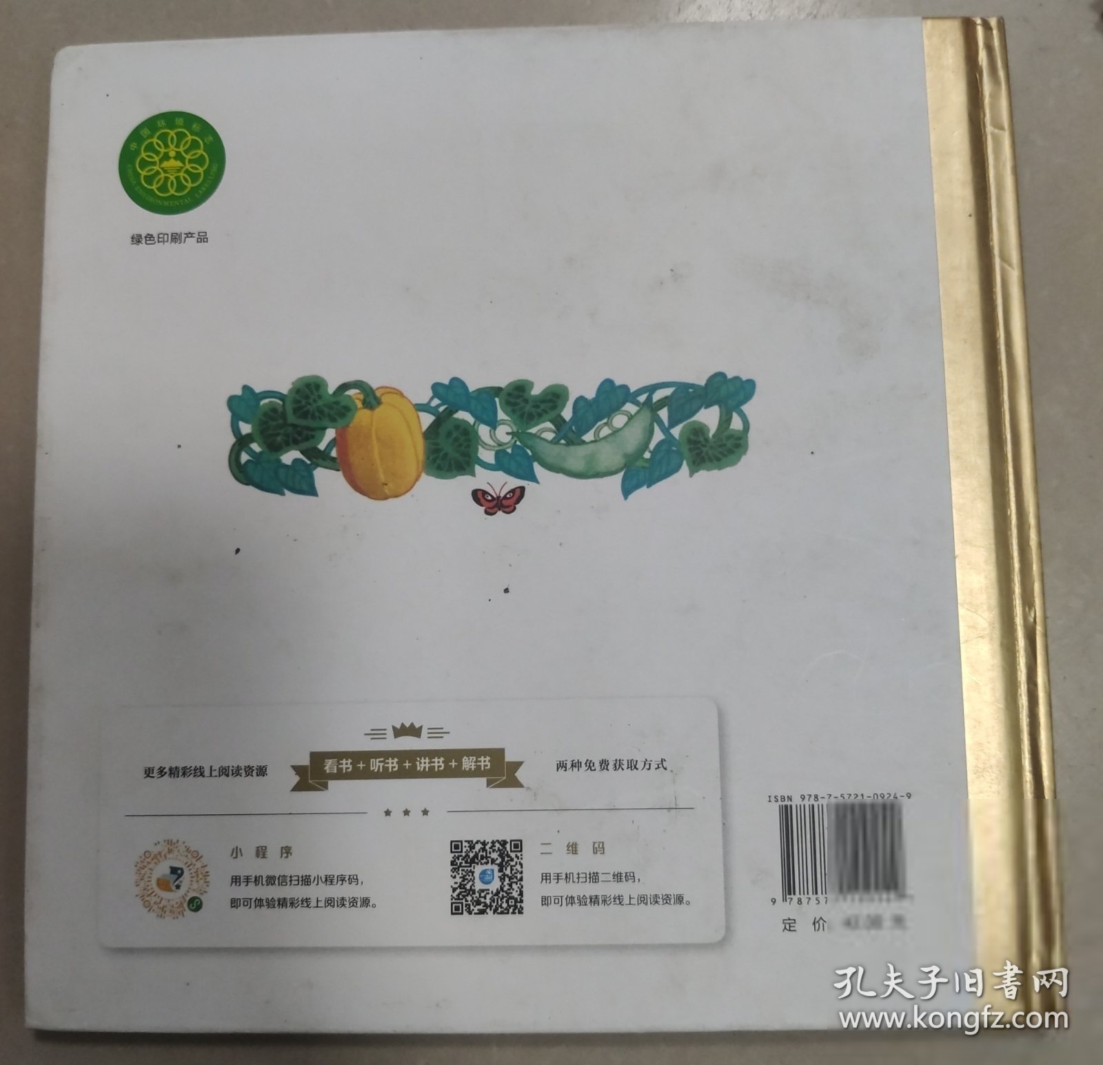 百年百部图画书系：金瓜儿银豆儿国际安徒生奖提名国画家杨永青作品（彩色版画）