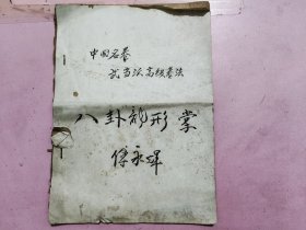 中国名拳武当派高级拳法—八卦龙形掌（油印本）