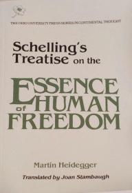 Schelling s Treatise Essence of Human Freedom Heidegger 英文原版现货