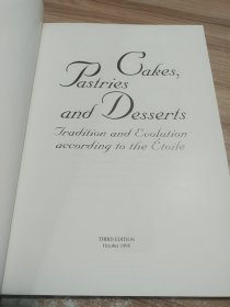 pastries cakes and desserts tradition and euolution according to the etoife 糕点、蛋糕和甜点的传统和进化