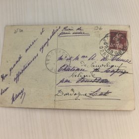百年实寄明信片【1890～1948】 信札 信函 手写 书信 信函 实寄明信片【 有邮票 加盖印章 珍贵 稀少 文献价值极高】正面文字是主题、反文字是出版社等信息，手写内容及手稿、签名等 可自行翻译 研究， 装册 装框欣赏都非常漂亮有意思。百年实寄明信片编号3761
