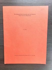 （东方居里夫人，吴健雄最重要论文之一，近代物理学重要研究成果，1959年诺贝尔物理学奖得主Emilio Segrè藏书，稀见，国内现货）The Universal Fermi Interaction and the Conserved Vector Current in Beta Decay C. S. WU Chien-Shiung Wu