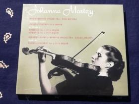 【绝版CD】《匈牙利著名女小提琴演奏家约翰娜·玛茨（Johanna Martzy，1924-1979)小提琴演奏集:琴韵心魄》1CD