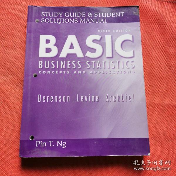 BASIC BUSINESS STATISTICS:Concepts and  Applications
