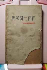 唐宋词一百首：中国古典文学作品选读