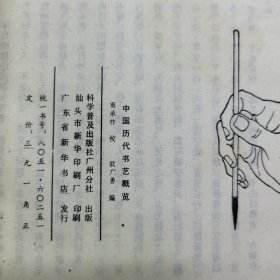 中国历代书艺概览(1980年)