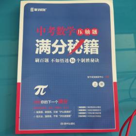 中考数学压轴题满分秘籍上下两册+答案 共4本