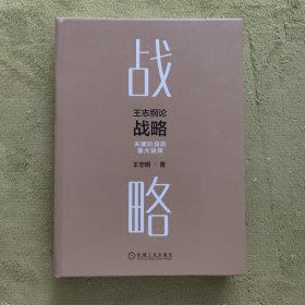 王志纲论战略:关键阶段的重大抉择