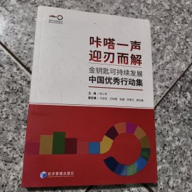 金钥匙可持续发展中国优秀行动集 正版内页干净