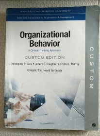 Organizational Behavior，custom edition