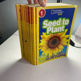 National Geographic Readers: Seed to Plant 国家地理少儿版：播种种子 20本合售英文原版国家地理儿童读者L1：种子到植物国家地理儿童分级读物第1级从种子到植物英文版进口英语原版书籍