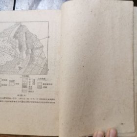 地质构造与地质图，1959年印，仅印2000册