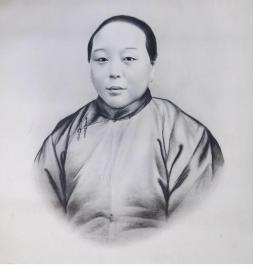 民国 黄岩望族  张季庸  夫人（柯氏）画像（图一二）是王启东岳母。珍贵的家族影像资料。（图六是资料图片）详细介绍请阅读每张图片。