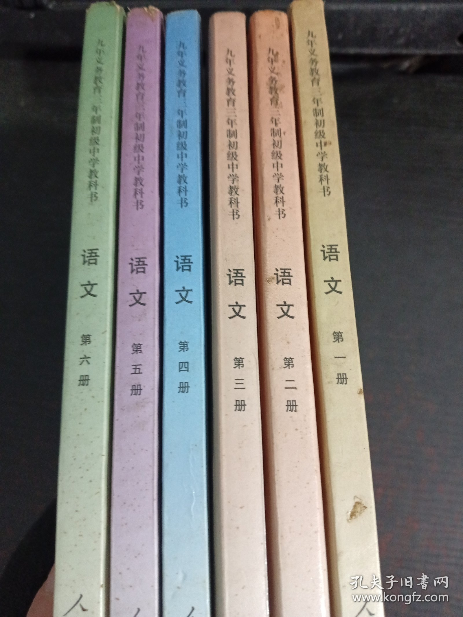 九年义务教育三年制初级中学教科书（语文 1~6 册）