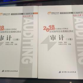 注册会计师2018教材东奥轻松过关1应试指导及全真模拟测试 审计 上下册