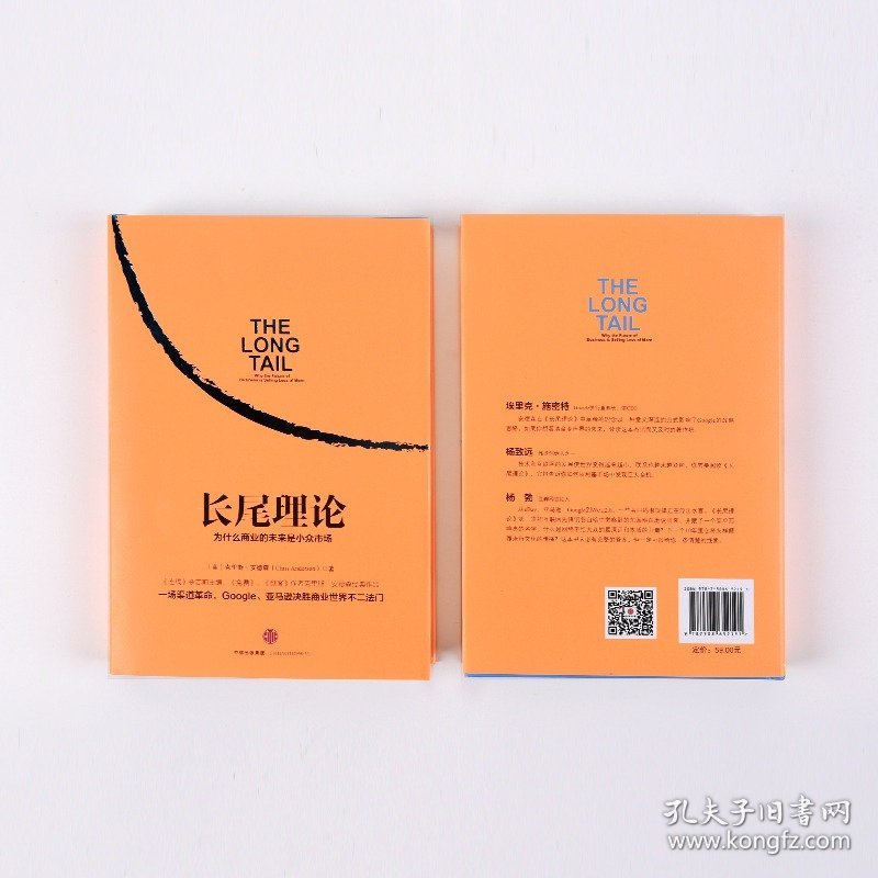 长尾理论：为什么商业的未来是小众市场（美）安德森　著，乔江涛，石晓燕　译9787508652191中信出版社