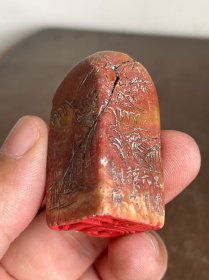 闲章石头印章老印章文房图章画押印押方印方章正方形金石篆刻镌刻书画摆件石雕