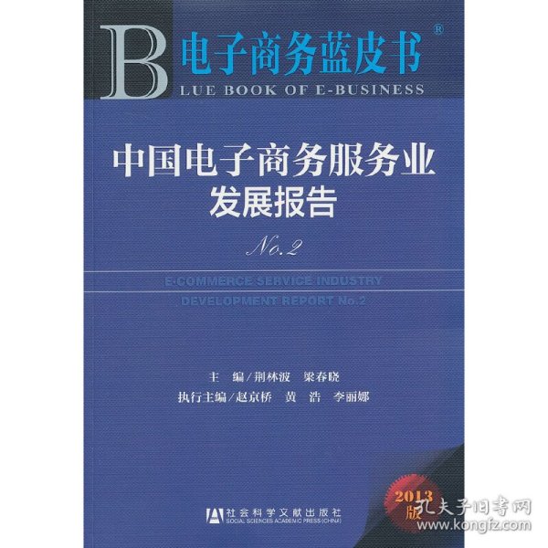 电子商务蓝皮书：中国电子商务服务业发展报告No.2（2013版）