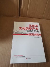 北京市文化创意产业投融资实务 融资决策