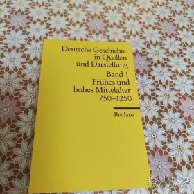 Deutsche Geschichte in Quellen und Darstellung 11册全 德国史 包邮