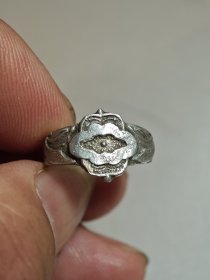 0004老银器戒指