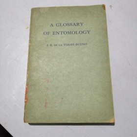 A GLOSSARY OF ENTOMOLOGY（昆虫学词汇，英文）