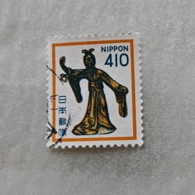 日本信销邮票476 新动植物国宝切手1980版410元 确保圆戳一枚